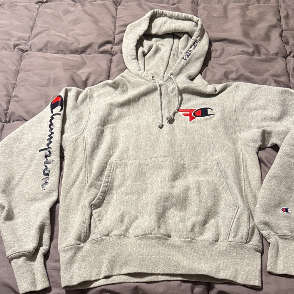 Champion X Faze Clan Light Gray Men's Hoodie